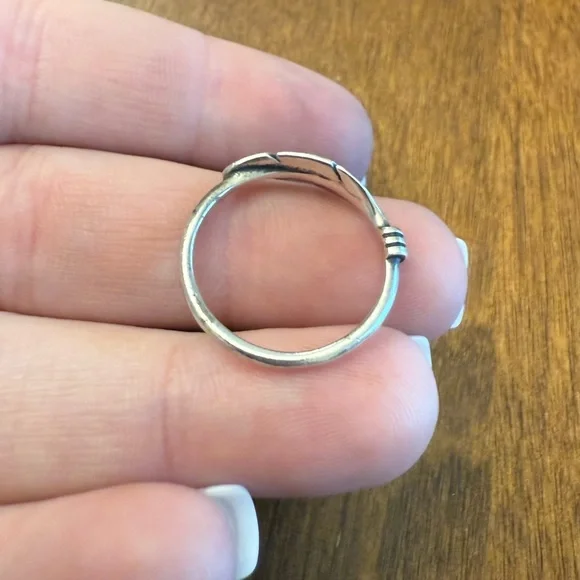 James Avery Silver Feather Earrings - Picture 2 of 3